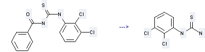 The Thiourea,N-(2,3-dichlorophenyl)- can be obtained by 1-Benzoyl-3-(2,3-dichloro-phenyl)-thiourea 
